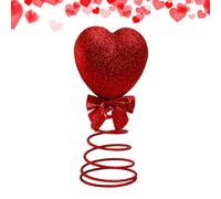 D'arbre En Forme De Cœur De Saint-Valentin - Ornement Brillant 8 X 16 Cm, Décor En Mousse Pourpre, Accent Romantique En Forme De Cœur Avec Finition Pailletée Pour Un Style Saisonnier | Décorati