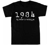 DarbuT 1984 T-Shirt - George Orwell Big Brother Black 3XL