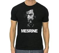 DarbuT Mesrine T Shirt Film Movie Vincent Cassel Cotton Men Shirt S to Criminal Black L