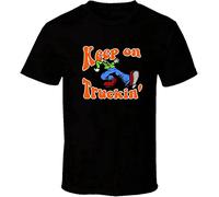 DarbuT Robert Crumb Keep on Truckin' Shirt Tshirt Men's Black M