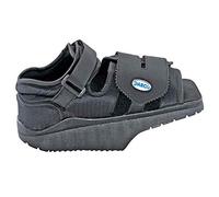 Darco Orthowedge Chaussure Médicale, Chaussure Post Opération, Réduit la Pression des Pieds, Botte de Soins qui Favorise une Guérison et une Récupération Rapides, Sangles Ajustables, Small, Noir