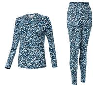 DARE 2B Exchange Iiii Baselayer Set W - Femme - Blanc / Bleu - taille 6- modèle 2027