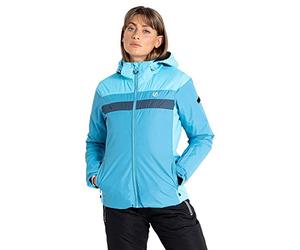 Dare 2b Femme Rapport Jacket, Capri Blue / River Blue Orion Grey, 30 EU
