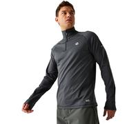 Dare 2b Fuse Up II sous-Couche Technique Légère avec Propriété de séchage Rapide et 1/2 Zip D'ouverture Stretch Midlayer Homme Ebony Grey FR: L (Taille Fabricant: L)