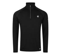 Dare 2b Fuse Up II Sous-Couche Technique Légère avec Propriété de séchage rapide et 1/2 Zip D'ouverture Stretch Midlayer Homme Black FR: S (Taille Fabricant: S)