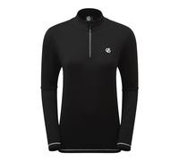Dare 2b Lowline II sous-Couche Technique Légère avec Propriété de séchage Rapide et 1/2 Zip D'ouverture Stretch Midlayer Femme Black FR: XL (Taille Fabricant: 16)