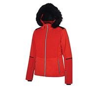 Dare 2b Manifesto Faux Fur Trim Luxe Ski Jacket Traitement Naturel antibactérien Veste de Ski Femme Lollipop FR : XL (Taille Fabricant : 16)