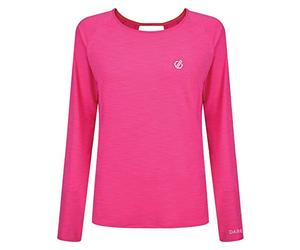 Dare 2b Riposte L/Sleeve Pull léger Manches Longues Femme RIPOSTE Femme Cyber Pink FR : 3XL (Taille Fabricant : 20)