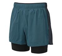 Dare 2b Short Technique Recreate Léger et Extensible avec Second Short intérieur et Propriété de séchage Rapide Shorts Homme Majolica Blue/Outer Space FR: S (Taille Fabricant: S)