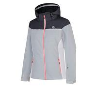 Dare 2b SIGHTLY Veste de Ski Femme Argent Grey/Ebony Grey FR : XXS (Taille Fabricant : 6)