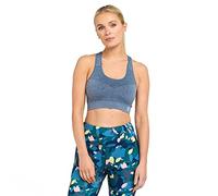 Dare 2b Soutien-Gorge de Sport Dont Sweat It Impact Moyen pour Femme, Opaque, Denim Moonlight