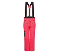 Dare 2b Timeout II Pantalon imperméable et Respirant Coutures thermocollées Détails réfléchissants Doublure Chaude au Toucher Salopette Mixte Enfant, Rose Fluo/Denim foncé, 14 Ans