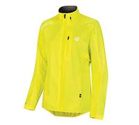Dare 2b Veste Cycle Réfléchissante Zippée Mediant Jackets Waterproof Shell Femme Fluro Yellow FR : S (Taille Fabricant : 10)
