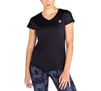 Dare 2b Vigilant Tee T-shirt de sport léger Femme VIGILANT Femme Black FR : L (Taille Fabricant : 14)