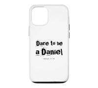 Dare to Be A Daniel Verse de la Bible Courageous Faith Coque pour iPhone 12/12 Pro