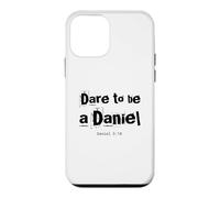 Dare to Be A Daniel Verse de la Bible Courageous Faith Coque pour iPhone 12 Mini