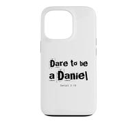 Dare to Be A Daniel Verse de la Bible Courageous Faith Coque pour iPhone 13 Pro