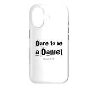 Dare to Be A Daniel Verse de la Bible Courageous Faith Coque pour iPhone 17