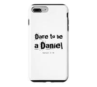 Dare to Be A Daniel Verse de la Bible Courageous Faith Coque pour iPhone 7 Plus/8 Plus
