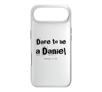 Dare to Be A Daniel Verse de la Bible Courageous Faith Coque pour iPhone Air