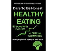 Dare to Be Honest - 100 Day Experiment - HEALTHY EATING: 50 Days Making Excuses vs 50 Days Committed