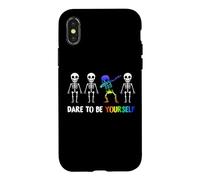 Dare to Be Yourself Shirt | Cute LGBT Pride T-Shirt Coque pour iPhone X/XS