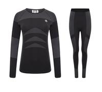 Dare2b Ensemble sous-maillot manches longues et legging femme In The Zone III Noir S