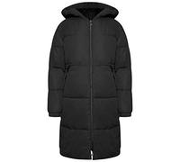 Dare2b Indulgent Jacket Womens Long Coat Jacket tissu recyclé hydrofuge - zip intégral avec 2 poches basses zippées, capuche et poignets élastiqués