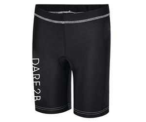 Dare2B Kids Unisex Reflective Lightweight Cycling Short | Tissu évacuant l'humidité, séchage Rapide, Insert Double densité moulé et grippeur en Gel à l'ourlet.