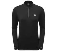 Dare 2b Lowline II sous-Couche Technique Légère avec Propriété de séchage Rapide et 1/2 Zip D'ouverture Stretch Midlayer Femme Black FR: L (Taille Fabricant: 14)