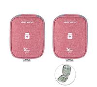 DARENYI 2 Pièces Mini Trousse de Secours Vide, Trousse de Premiers Soins Portative pour Extérieur Maison Camping Randonnée
