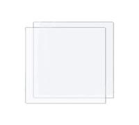 DARENYI 2 Pièces Plexiglass Plaque Transparent 3mm Plaque Plexiglas Feuilles Acryliques Transparentes en Plexiglas pour Verre du Cadre Photo L'affichage Des Projets Peinture (30 x 30 cm)