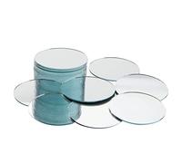 DARENYI 20 Pièces Miroir Rond Adhésif Amovible - Décoration Murale DIY Autocollant