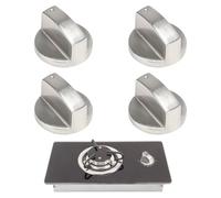 DARENYI 4 Pièces Boutons Rotatifs Universels 6mm Boutons de Contrôle pour Cuisinière de Cuisine, Cuisinière à Gaz, Four