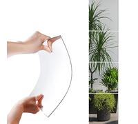 DARENYI 4 Pièces Miroir Muraux Autocollant 40 X 30 cm Acrylique Miroir Adhésif Porte Miroir Mural Autocollant pour Salle de Bain, Salon, Chambre