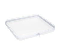 DARENYI Lot de 1 Trousse de Toilette Transparente Rigide avec Fermeture Éclair, Organiseur de Voyage Étanche pour Blocs de construction, Cosmétiques, Jouets Et Articles de Toilette (35 x 30 x 5cm)