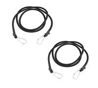 DARENYI Lot de 2 tendeurs avec Crochets de 150 cm avec Mousqueton, Sangles élastiques Robustes pour Camping, vélos, Moto, Bagages, Porte-Bagages de Toit