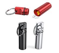 DARENYI Lot de 3 boîtes étanches portables - Porte-pilules de voyage - Boîte de rangement pour médicaments en plein air, voyage, camping