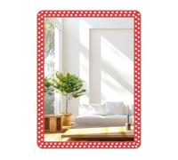 DARENYI Miroir adhésif, Auto-adhésif, Film Miroir Mural Acrylique, Mini Miroir, Miroir Mural décoratif HD, pour Armoire de Chambre à Coucher de Salon (40 * 30cm)