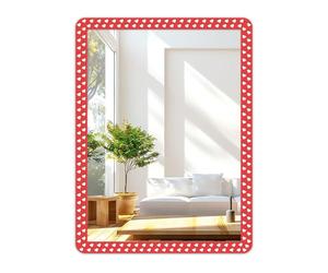 DARENYI Miroir adhésif, Auto-adhésif, Film Miroir Mural Acrylique, Mini Miroir, Miroir Mural décoratif HD, pour Armoire de Chambre à Coucher de Salon (40 * 30cm)