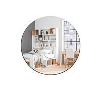 DARENYI Miroir Mural 15cm Miroir Rond Verre Miroir Adhesif Mural Amovible Miroir Autocollant Miroir Mural Adhesif pour Salon, Chambre à Coucher, Décoration Murale de Porte