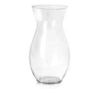 DARENYI Vase à Fleurs Transparent en Verre de 23 cm, décoration d'intérieur Moderne pour Maison, Bureau, Mariage
