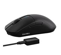 DAREU A950pro 4K Souris Gaming sans Fil: Ultra-légère 55 g, Fréquence de Sondage de 4KHz, Capteur Optique PAW3395, 5 Boutons Programmables, Support 15min Fast Charging et Connexion Tri-Mode (Noir)