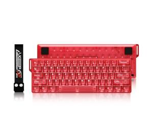 DAREU COOL60 Clavier Magnétiques Gaming, 60% QWERTY Clavier Gamer Filaire avec Touches Translucent, RGB, Précision RT de 0,01 mm Rapid Trigger, 8000Hz Polling Rate pour PC/Mac(Rouge)