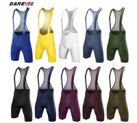 DAREVIE - short de cyclisme sans couture pour hommes, niveau PRO 2.0, 6H, 500KM, bavoir, extensible dans 4 directions Yellow