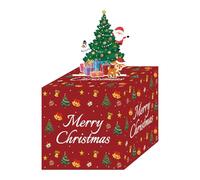 d'argent pour Noël, boîte de rangement créative avec 30 sacs, d'argent de Noël avec tiroir extensible, pour et adultes, pour les vacances et les célébrations, les remises de