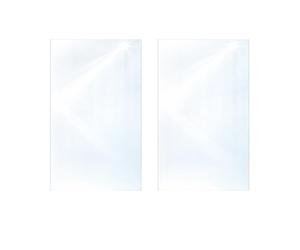 DarHaus Cache-plaque en verre 2 x 30 x 52 cm pour cuisinières électriques ou à induction, plaque de protection anti-éclaboussures, planche à découper décorative, Transparente