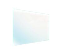 DarHaus Cache-plaque en verre 30 x 22 cm pour cuisinières électriques ou à induction, plaque de protection anti-éclaboussures, planche à découper décorative, Transparente