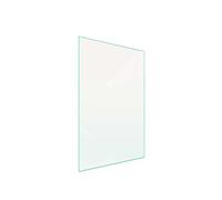 DarHaus Cache-plaque en verre 35 x 52 cm pour cuisinières électriques ou à induction, plaque de protection anti-éclaboussures, planche à découper décorative, Transparente