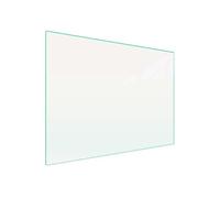 DarHaus Cache-plaque en verre 70 x 52 cm pour cuisinières électriques ou à induction, plaque de protection anti-éclaboussures, planche à découper décorative, Transparente